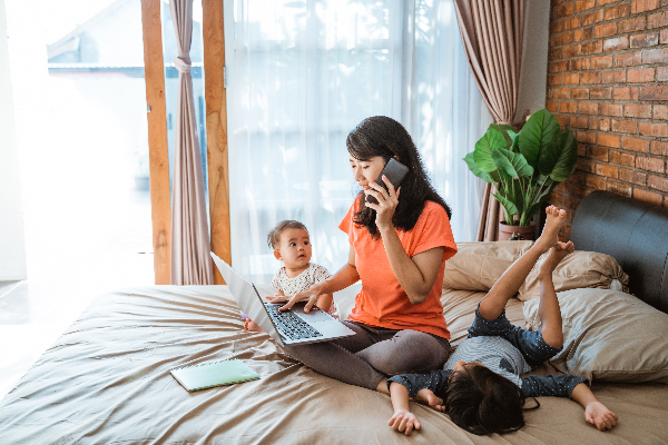 Women On phone