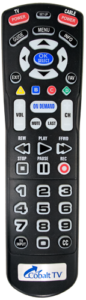 cobalt tv big button remote